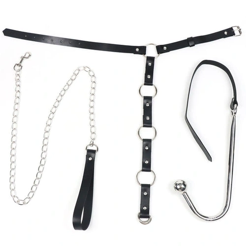 and EverydayUse 5853 Leash with Anal Collar Kinky Hook 1204